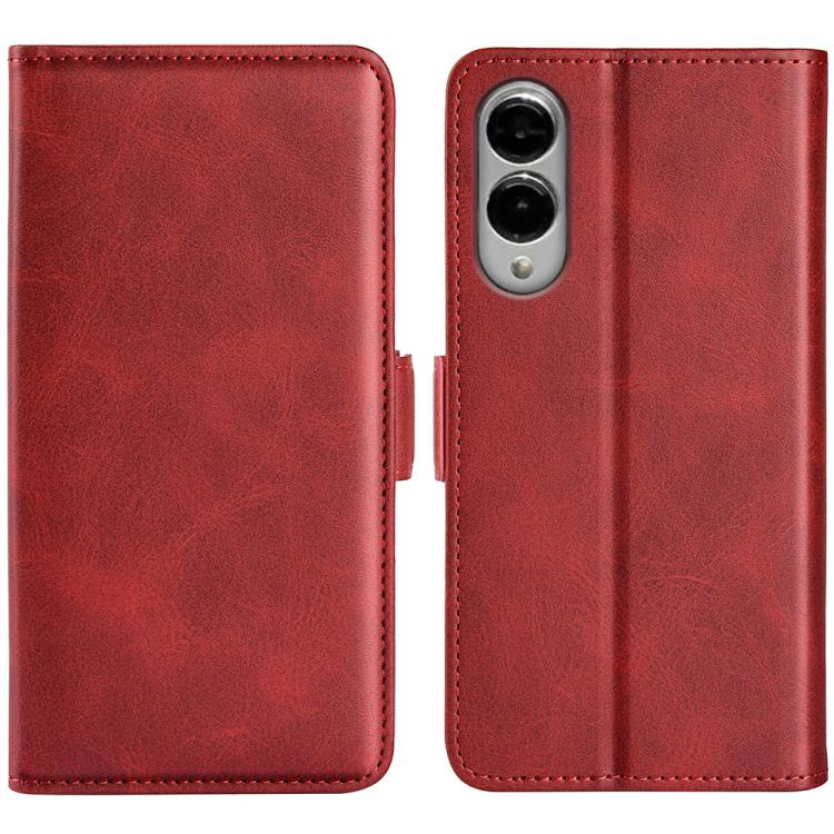Custodia per telefono in pelle con chiusura orizzontale con fibbia magnetica su entrambi i lati, For Samsung Galaxy S25 FE 5G, For Samsung Galaxy A07 4G, For Samsung Galaxy A17 5G, For Samsung Galaxy S25 Edge 5G
