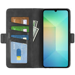 Custodia per telefono in pelle con chiusura orizzontale con fibbia magnetica su entrambi i lati, For Samsung Galaxy A06 5G, For Samsung Galaxy A26, For Samsung Galaxy A36, For Samsung Galaxy S25 5G