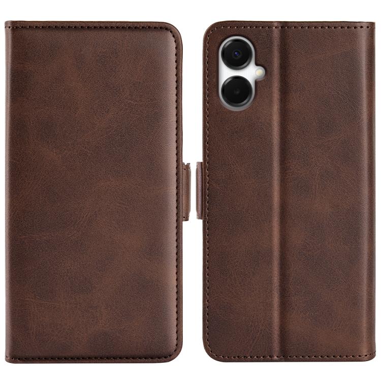 Custodia per telefono in pelle con chiusura orizzontale con fibbia magnetica su entrambi i lati, For Samsung Galaxy A06 5G, For Samsung Galaxy A26, For Samsung Galaxy A36, For Samsung Galaxy S25 5G