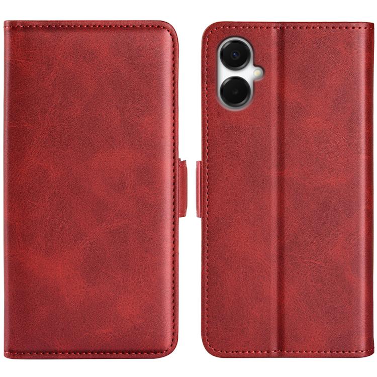 Custodia per telefono in pelle con chiusura orizzontale con fibbia magnetica su entrambi i lati, For Samsung Galaxy A06 5G, For Samsung Galaxy A26, For Samsung Galaxy A36, For Samsung Galaxy S25 5G