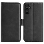 Custodia per telefono in pelle con chiusura orizzontale con fibbia magnetica su entrambi i lati, For Samsung Galaxy M16 / F16