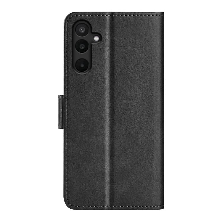 Custodia per telefono in pelle con chiusura orizzontale con fibbia magnetica su entrambi i lati, For Samsung Galaxy M16 / F16