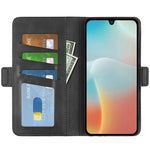 Custodia per telefono in pelle con chiusura orizzontale con fibbia magnetica su entrambi i lati, For Samsung Galaxy M16 / F16