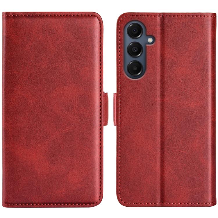 Custodia per telefono in pelle con chiusura orizzontale con fibbia magnetica su entrambi i lati, For Samsung Galaxy S25 FE 5G, For Samsung Galaxy A07 4G, For Samsung Galaxy A17 5G, For Samsung Galaxy S25 Edge 5G