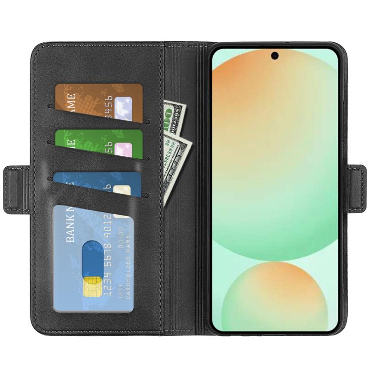Custodia per telefono in pelle con chiusura orizzontale con fibbia magnetica su entrambi i lati, For Samsung Galaxy S25 FE 5G, For Samsung Galaxy A07 4G, For Samsung Galaxy A17 5G, For Samsung Galaxy S25 Edge 5G