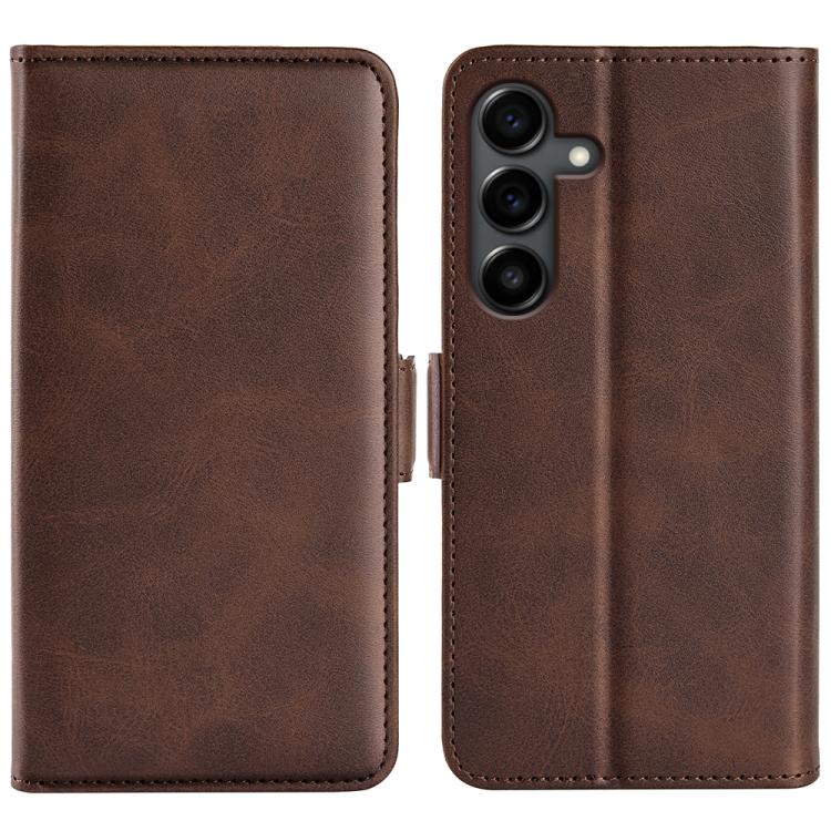 Custodia per telefono in pelle con chiusura orizzontale con fibbia magnetica su entrambi i lati, For Samsung Galaxy S25 FE 5G, For Samsung Galaxy A07 4G, For Samsung Galaxy A17 5G, For Samsung Galaxy S25 Edge 5G
