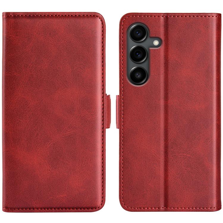 Custodia per telefono in pelle con chiusura orizzontale con fibbia magnetica su entrambi i lati, For Samsung Galaxy S25 FE 5G, For Samsung Galaxy A07 4G, For Samsung Galaxy A17 5G, For Samsung Galaxy S25 Edge 5G