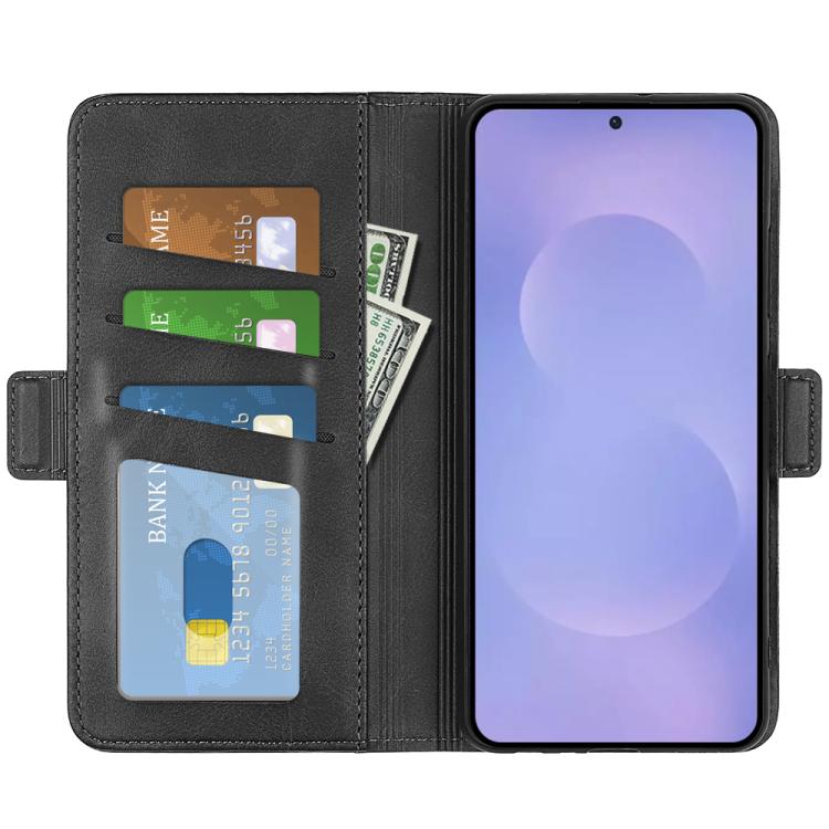 Custodia per telefono in pelle con chiusura orizzontale con fibbia magnetica su entrambi i lati, For Galaxy S26 5G, For Samsung Galaxy A57 5G, For Samsung Galaxy A37 5G, For Samsung Galaxy A27 5G