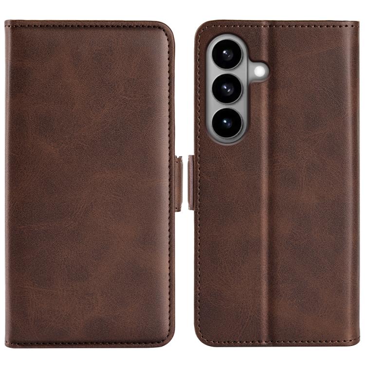 Custodia per telefono in pelle con chiusura orizzontale con fibbia magnetica su entrambi i lati, For Galaxy S26 5G, For Samsung Galaxy A57 5G, For Samsung Galaxy A37 5G, For Samsung Galaxy A27 5G