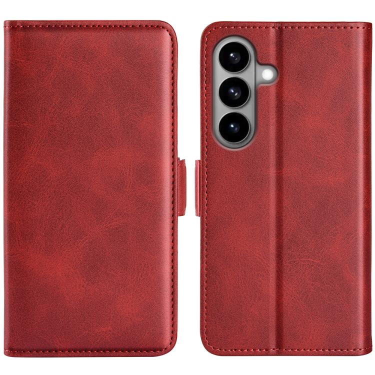 Custodia per telefono in pelle con chiusura orizzontale con fibbia magnetica su entrambi i lati, For Galaxy S26 5G, For Samsung Galaxy A57 5G, For Samsung Galaxy A37 5G, For Samsung Galaxy A27 5G