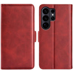 Custodia per telefono in pelle con chiusura orizzontale con fibbia magnetica su entrambi i lati, For Galaxy S26 FE 5G, For Galaxy S26+ 5G, For Galaxy S26 Edge 5G, For Galaxy S26 Ultra 5G