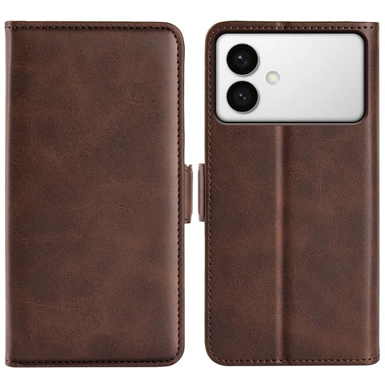 Custodia per telefono in pelle con chiusura orizzontale con fibbia magnetica su entrambi i lati, For Galaxy S26 FE 5G, For Galaxy S26+ 5G, For Galaxy S26 Edge 5G, For Galaxy S26 Ultra 5G