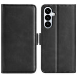 Custodia per telefono in pelle con chiusura orizzontale con fibbia magnetica su entrambi i lati, For Galaxy S26 FE 5G, For Galaxy S26+ 5G, For Galaxy S26 Edge 5G, For Galaxy S26 Ultra 5G