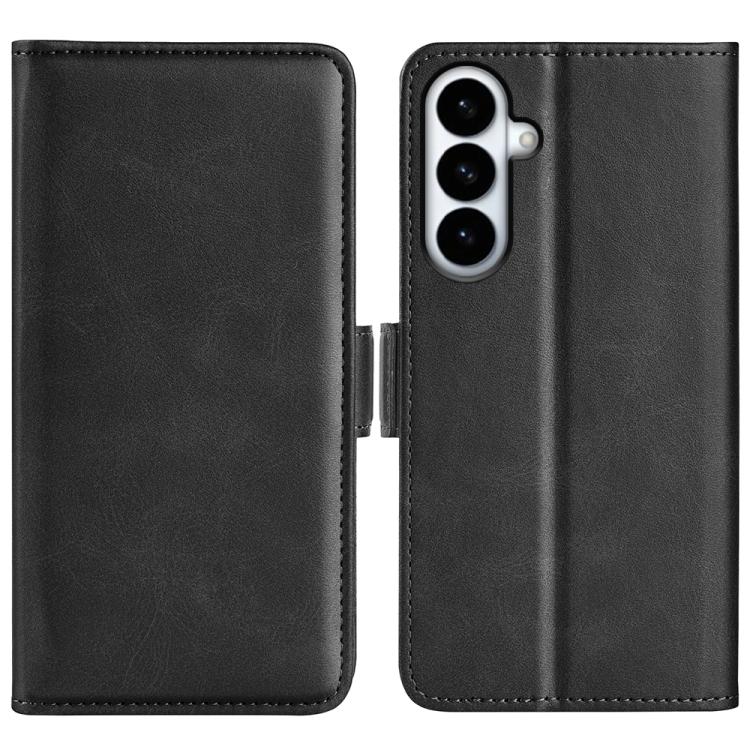 Custodia per telefono in pelle con chiusura orizzontale con fibbia magnetica su entrambi i lati, For Galaxy S26 FE 5G, For Galaxy S26+ 5G, For Galaxy S26 Edge 5G, For Galaxy S26 Ultra 5G