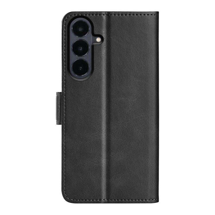 Custodia per telefono in pelle con chiusura orizzontale con fibbia magnetica su entrambi i lati, For Galaxy S26 FE 5G, For Galaxy S26+ 5G, For Galaxy S26 Edge 5G, For Galaxy S26 Ultra 5G