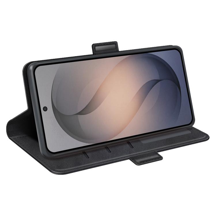 Custodia per telefono in pelle con chiusura orizzontale con fibbia magnetica su entrambi i lati, For Galaxy S26 FE 5G, For Galaxy S26+ 5G, For Galaxy S26 Edge 5G, For Galaxy S26 Ultra 5G