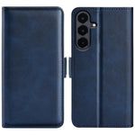 Custodia per telefono in pelle con chiusura orizzontale con fibbia magnetica su entrambi i lati, For Galaxy S26 FE 5G, For Galaxy S26+ 5G, For Galaxy S26 Edge 5G, For Galaxy S26 Ultra 5G