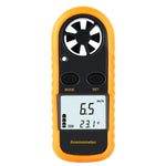 Anemometro GM816 giallo con display retroilluminato