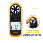Anemometro GM816 giallo con display retroilluminato