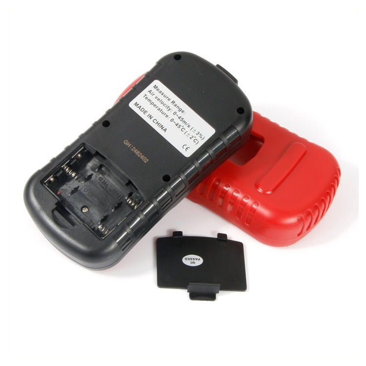 Anemometro digitale GM8909 per vento e temperatura