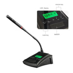 Microfono wireless per sistema riunioni con uscita XLR 6,35 mm