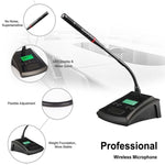 Microfono wireless per sistema riunioni con uscita XLR 6,35 mm