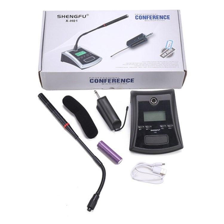 Microfono wireless per sistema riunioni con uscita XLR 6,35 mm