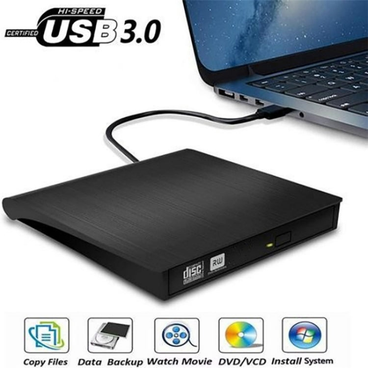 663 Masterizzatore CD DVD ad alta velocità USB 3.0 Masterizzatore per unità ottica esterna per computer portatile, 663