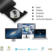 663 Masterizzatore CD DVD ad alta velocità USB 3.0 Masterizzatore per unità ottica esterna per computer portatile, 663