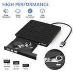 TG30N Lettore CD VCD Masterizzatore Unità DVD esterna per computer portatile con design zebrato, TG30N