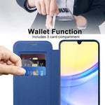 Custodia per telefono in pelle antifurto magnetica RFID MagSafe, For Samsung Galaxy A15, For Samsung Galaxy A05, For Samsung Galaxy A05s