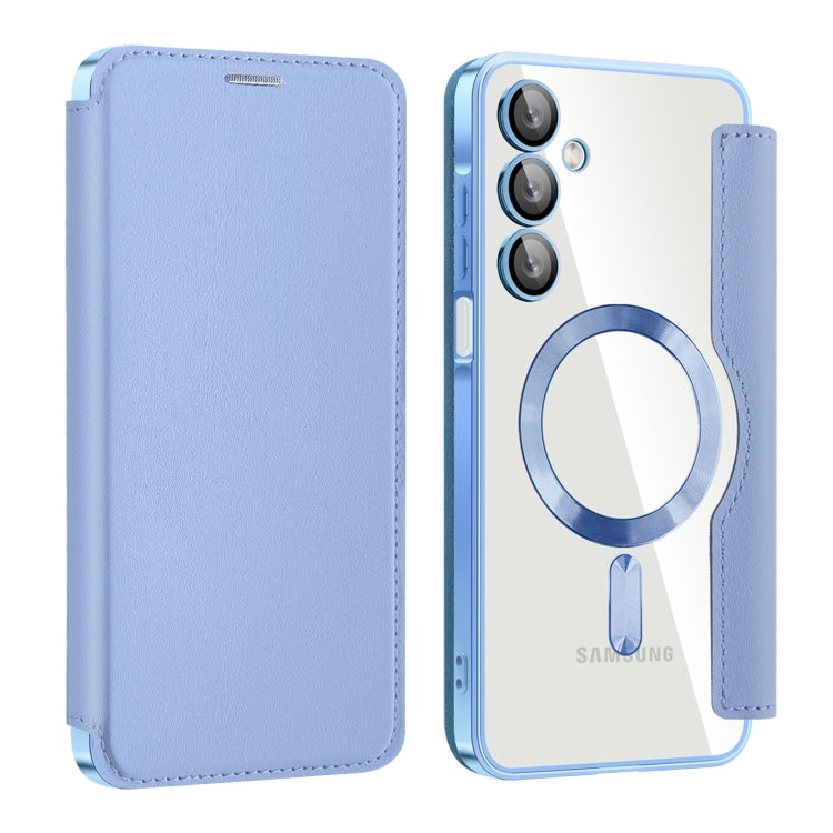 Custodia per telefono in pelle antifurto magnetica RFID MagSafe, For Samsung Galaxy A56 5G, For Samsung Galaxy A16 5G, For Samsung Galaxy S25 5G