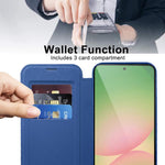 Custodia per telefono in pelle antifurto magnetica RFID MagSafe, For Samsung Galaxy A56 5G, For Samsung Galaxy A16 5G, For Samsung Galaxy S25 5G