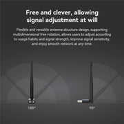 Ricevitore WiFi USB adattatore scheda di rete wireless LB-LINK WN155A 150M per PC portatile
