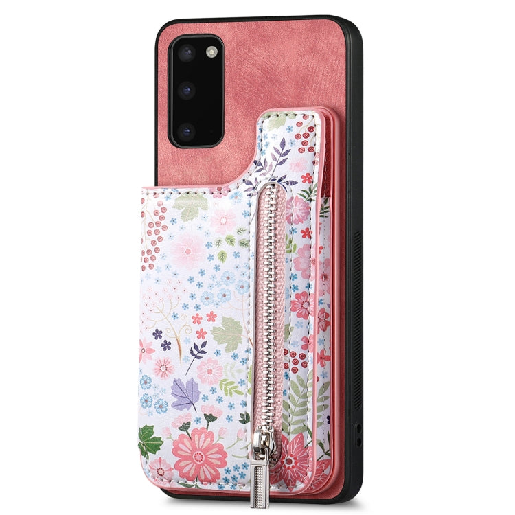Custodia per telefono con retro a portafoglio con cerniera dipinta in stile retrò, For Samsung Galaxy A05s, For Samsung Galaxy S23 FE 5G, For Samsung Galaxy M14, For Samsung Galaxy A24