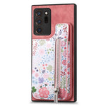 Custodia per telefono con retro a portafoglio con cerniera dipinta in stile retrò, For Samsung Galaxy A72 4G/5G, For Samsung Galaxy Note20, For Samsung Galaxy A70/A70s, For Samsung Galaxy A30/A20/M10S