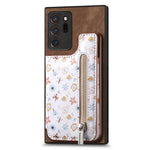 Custodia per telefono con retro a portafoglio con cerniera dipinta in stile retrò, For Samsung Galaxy A72 4G/5G, For Samsung Galaxy Note20, For Samsung Galaxy A70/A70s, For Samsung Galaxy A30/A20/M10S