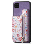 Custodia per telefono con retro a portafoglio con cerniera dipinta in stile retrò, For Samsung Galaxy A34 5G, For Samsung Galaxy A54 5G, For Samsung Galaxy A04e, For Samsung Galaxy M53 5G