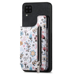 Custodia per telefono con retro a portafoglio con cerniera dipinta in stile retrò, For Samsung Galaxy M32 4G, For Samsung Galaxy A22 5G, For Samsung Galaxy S21 FE 5G, For Samsung Galaxy A32 4G