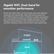 Router wireless dual band estensore di rete WiFi 5G LB-LINK WR1210M 1200Mbps