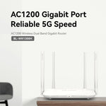 Router wireless ripetitore WiFi 5G dual band ad alta velocità con porta Gigabit completa LB-LINK WR1300H 1200M