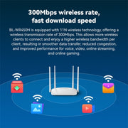 LB-LINK WR450H 4x5dBi Antenne ad alto guadagno WiFi Extender Router wireless 300Mbps