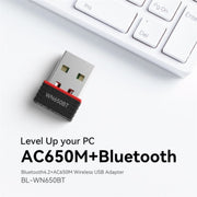 LB-LINK BL-WN650BT Adattatore wireless dual band 650M Scheda di rete Bluetooth WiFi 2 in 1, BL-WN650BT