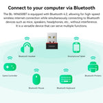 LB-LINK BL-WN650BT Adattatore wireless dual band 650M Scheda di rete Bluetooth WiFi 2 in 1, BL-WN650BT