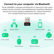 LB-LINK BL-WN650BT Adattatore wireless dual band 650M Scheda di rete Bluetooth WiFi 2 in 1, BL-WN650BT