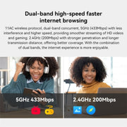 LB-LINK BL-WN650BT Adattatore wireless dual band 650M Scheda di rete Bluetooth WiFi 2 in 1, BL-WN650BT