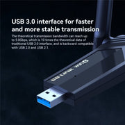 LB-LINK WDN1800H Esports Gaming USB 3.0 WiFi6 AX1800M Scheda di rete wireless Gigabit