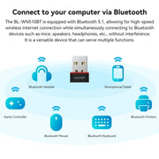 Adattatore USB gratuito per driver ricevitore trasmettitore Bluetooth 5.1 Home Office LB-LINK WN510BT, WN510BT