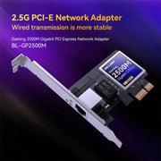 Scheda di rete cablata PCIE Gigabit 2500M per PC desktop a porta singola LB-LINK BL-GP2500M, BL-GP2500M