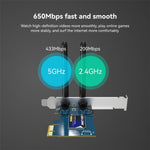 Scheda di rete CA adattatore di rete wireless per computer dual-band LB-LINK BL-P650H PCI-E 2.4G / 5G, BL-P650H